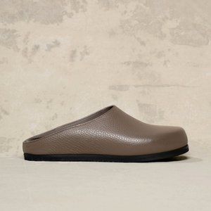M Gemi Norina Taupe leather clogs